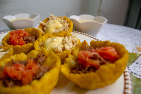 CANASTAS DE PATACON RELLENAS